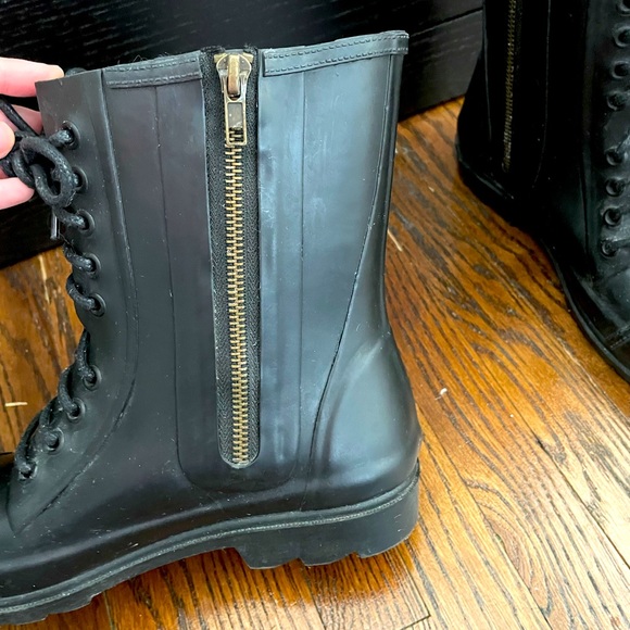 STEVE MADDEN Black Combat Boots - Picture 2 of 8